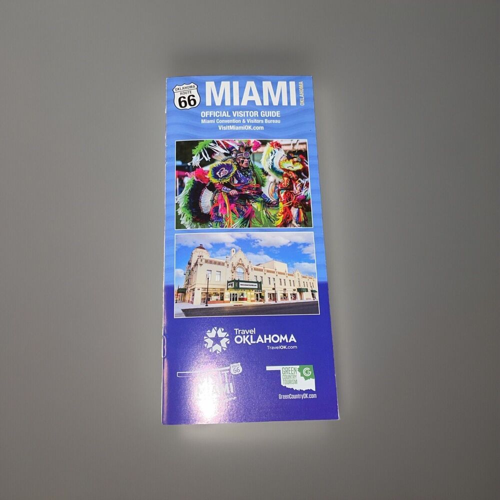 2024 Miami Oklahoma Official Visitors Guide Booklet Events Lodging Dining Map